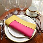 dinner napkins, napkin with color, hemstitch napkins, dinner napkins, napkins