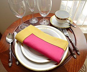 dinner napkins, napkin with color, hemstitch napkins, dinner napkins, napkins