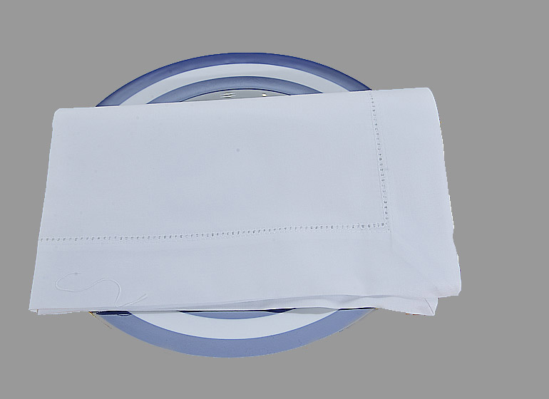 Cotton Hemstitch Napkin. 22"x22".