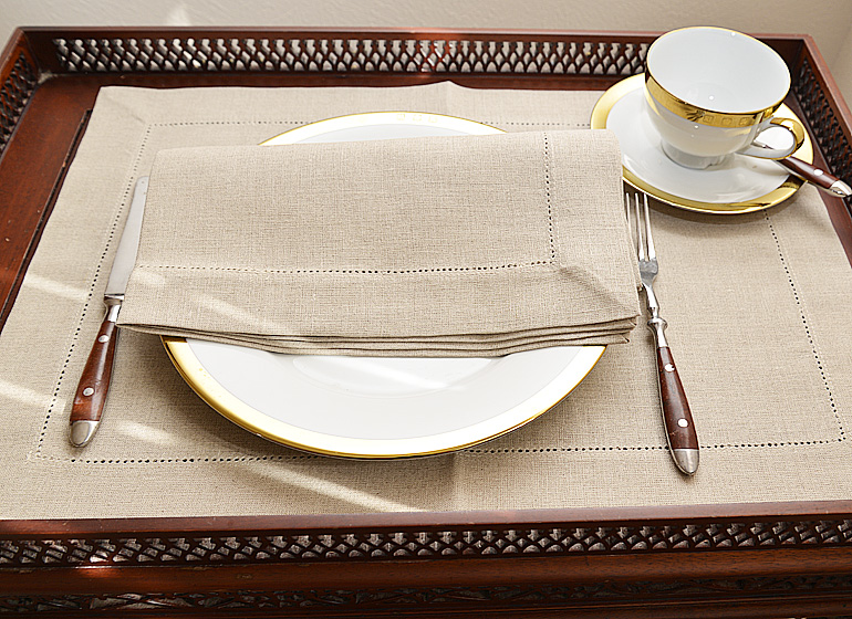 Linen Flax Linen Napkin. 20"x20" and 22"x22"